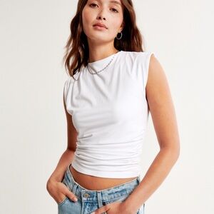 NWOT Abercrombie Draped Shell Top